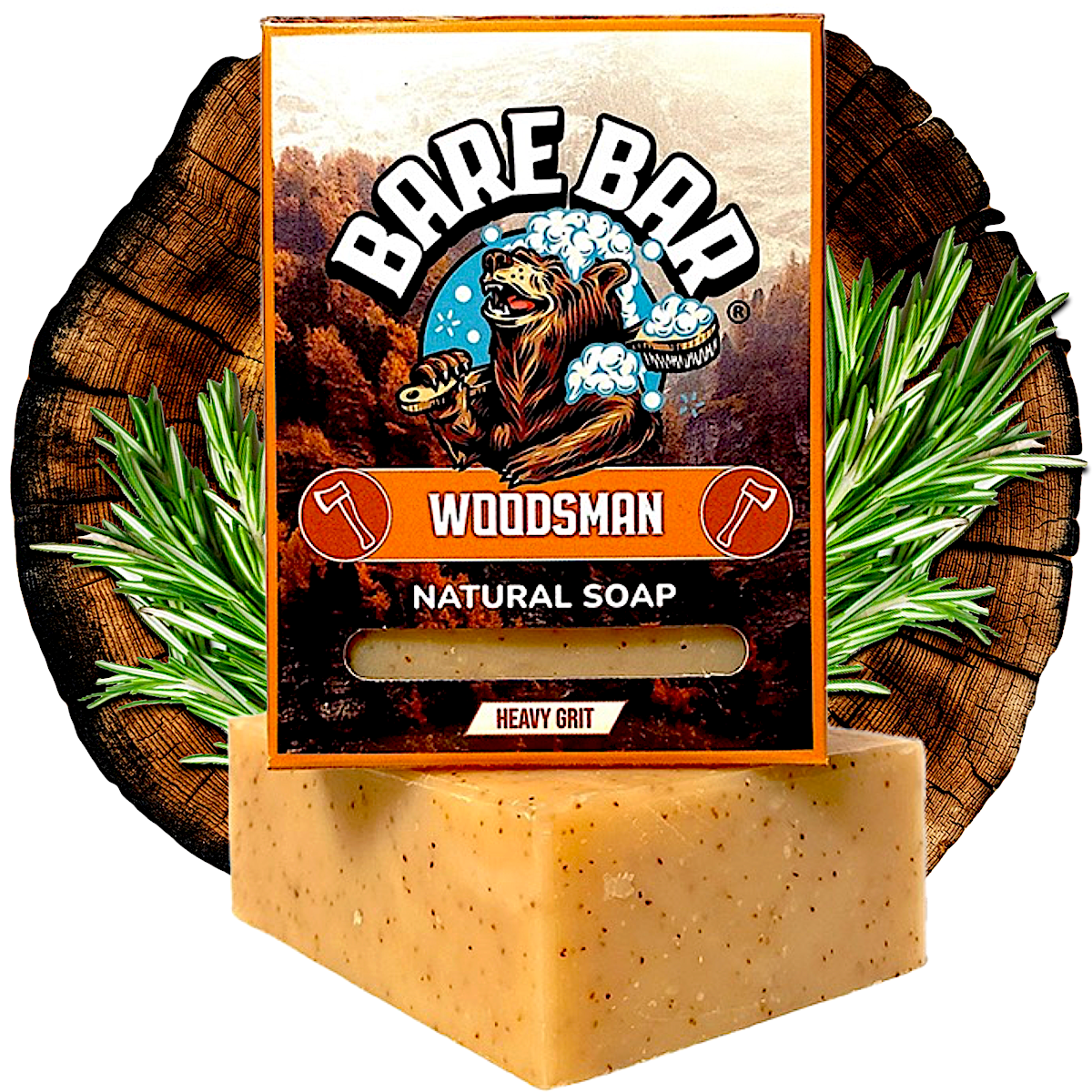 BARE BAR | Woodsman Natural Soap Bar – BARE BAR